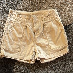 Vanilla Star Women's Cream Cargo Shorts